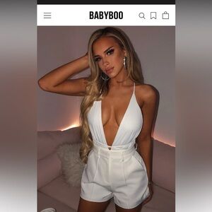 White Pant Shorts